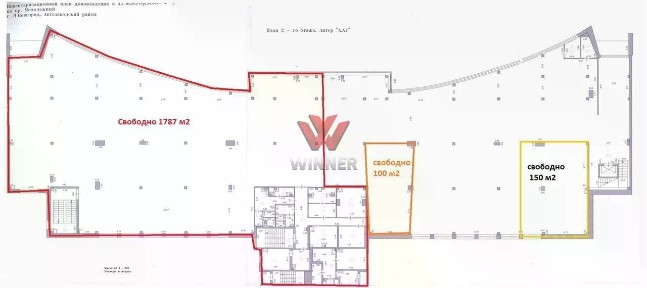 Сдается торговая площадь, 1 786 м²