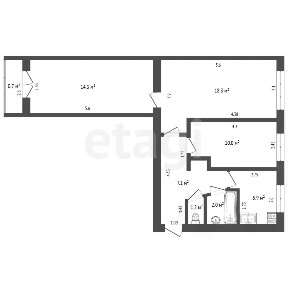 Продается 3-комн. квартира, 59,5 м²