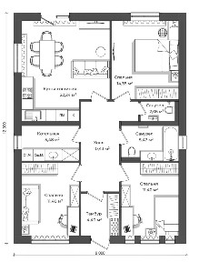 Продается 1-этажный дом, 95 м²