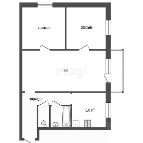 Продается 3-комн. квартира, 49 м²