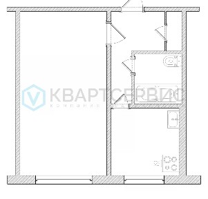 Продается 1-комн. квартира, 30,2 м²