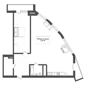 Продается 2-комн. квартира, 66,3 м²