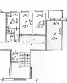 Продается 3-комн. квартира, 60 м²