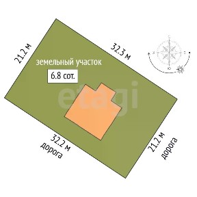 Продается 2-этажный дом, 80,9 м²