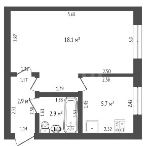 Сдается 1-комн. квартира, 30 м²