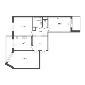 Продается 3-комн. квартира, 62,7 м²