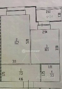 Сдается 1-комн. квартира, 37,3 м²