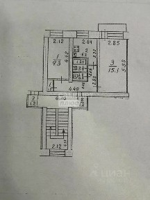 Продается 2-комн. квартира, 42,5 м²