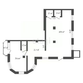 Продается помещение свободного назначения, 131,6 м²