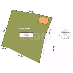 Продается 1-этажный дом, 20 м²