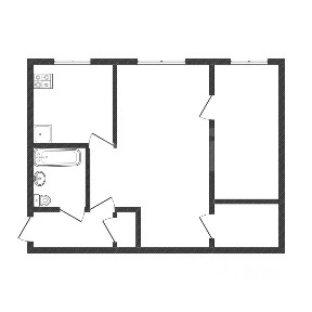 Продается 2-комн. квартира, 42,9 м²