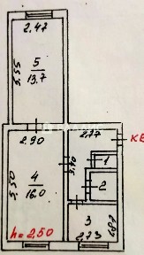 Продается 2-комн. квартира, 43,8 м²
