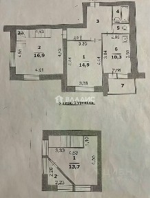 Продается 3-комн. квартира, 76 м²