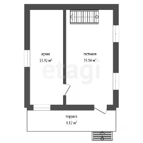 Продается 2-этажный дом, 86,5 м²