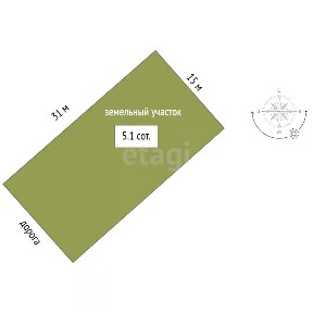 Продается 2-этажный дом, 60 м²