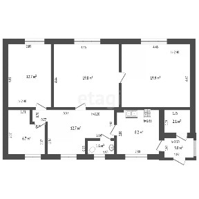 Продается 1-этажный дом, 93,4 м²