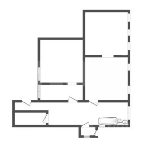 Продается 50% часть дома, 60,3 м²