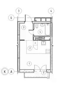 Продается студия, 25,9 м²