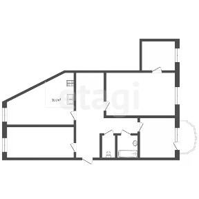 Продается 3-комн. квартира, 63,3 м²