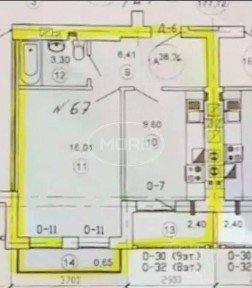 Продается 1-комн. квартира, 38,6 м²