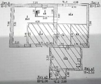 Продается 1-этажный дом, 60,5 м²