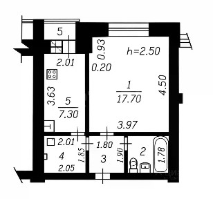 Продается 1-комн. квартира, 35,8 м²