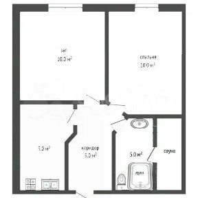 Продается 2-комн. квартира, 35 м²
