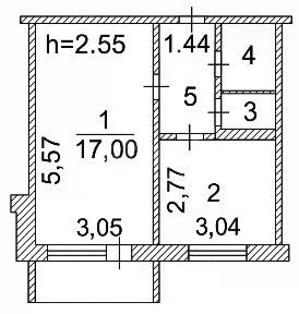Продается 1-комн. квартира, 12,8 м²