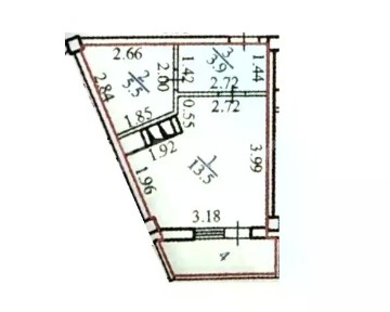 Продается студия, 26,1 м²