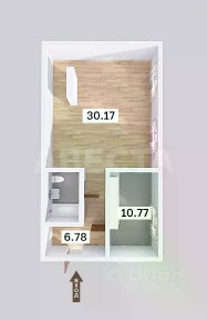 Продается 2-комн. квартира, 52,6 м²