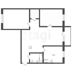 Продается 3-комн. квартира, 58,4 м²