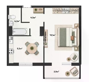 Продается 1-комн. квартира, 37 м²