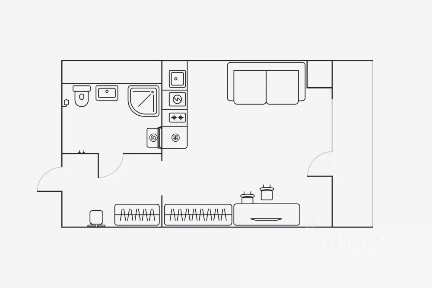 Сдается студия, 27 м²
