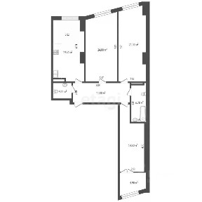 Продается 3-комн. квартира, 102 м²