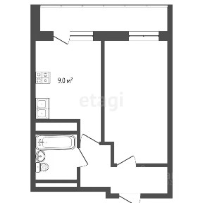 Сдается 1-комн. квартира, 35 м²