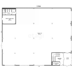 Продается торговая площадь, 1 192 м²