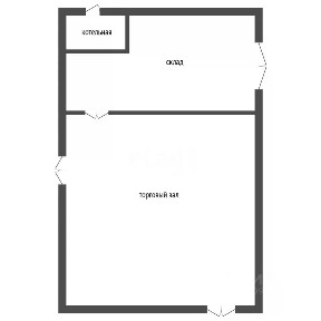 Продается торговая площадь, 455 м²
