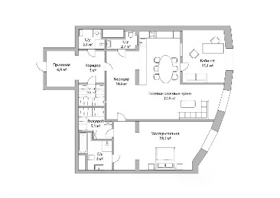 Сдается 3-комн. квартира, 125 м²