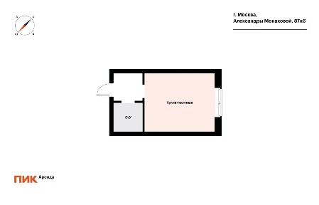 Сдается студия, 22 м²