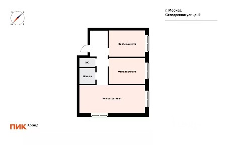 Сдается 3-комн. квартира, 61,3 м²