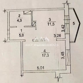 Продается 1-комн. квартира, 41,3 м²