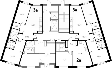 Продается 3-комн. квартира, 71,43 м²