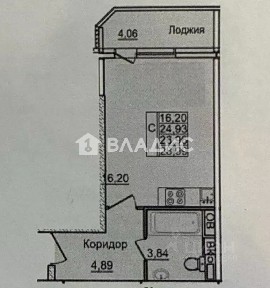 Продается студия, 29 м²