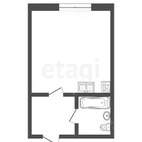 Продается студия, 28,3 м²