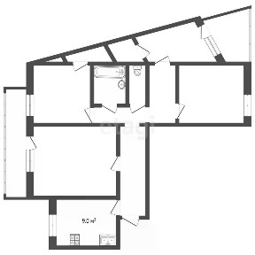 Продается 4-комн. квартира, 74,8 м²