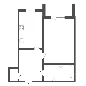Продается 1-комн. квартира, 43,9 м²