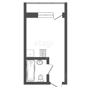 Продается студия, 17,9 м²