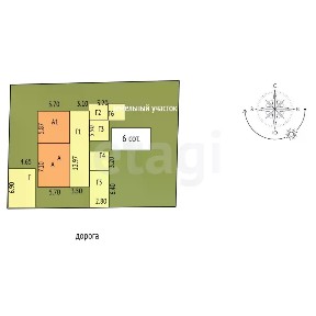 Продается 1-этажный дом, 119,4 м²
