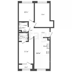 Продается 3-комн. квартира, 85 м²