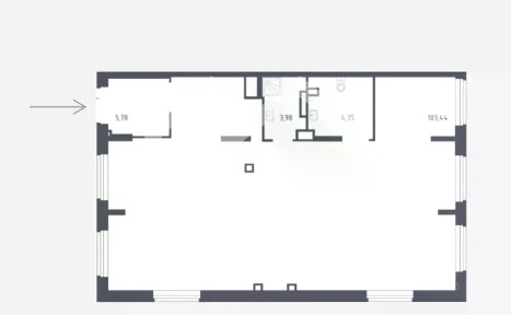 Продается помещение свободного назначения, 119,5 м²